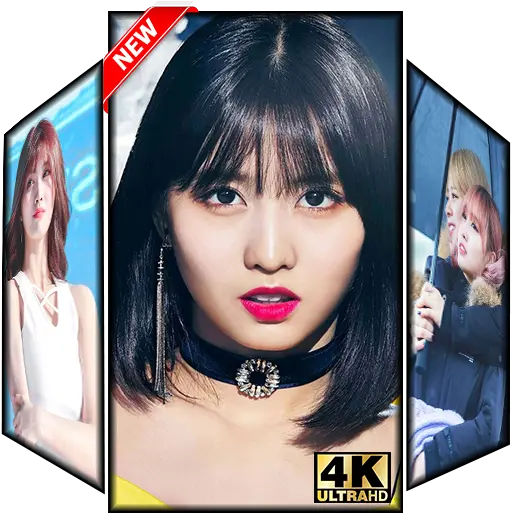  Momo Twice Kpop Wallpapers Apk 10 Download Apk Latest Version Hair Coloring Png Momo Icon