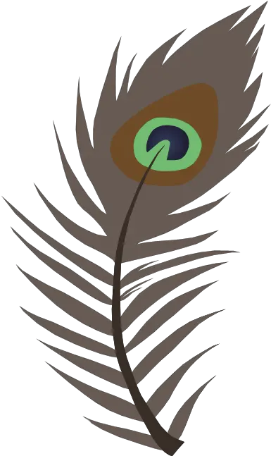  Download Peacock Feather Vector Png Feather Full Size Vector Peacock Piece Png Peacock Feathers Png