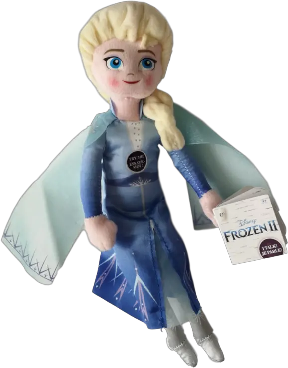  Disney Frozen 2 Elsa Small Talking Plush Figurine Png Frozen 2 Png