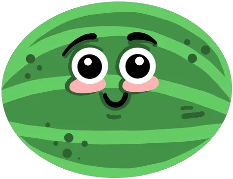  Melon Water Flat Sandia Png Melon Png