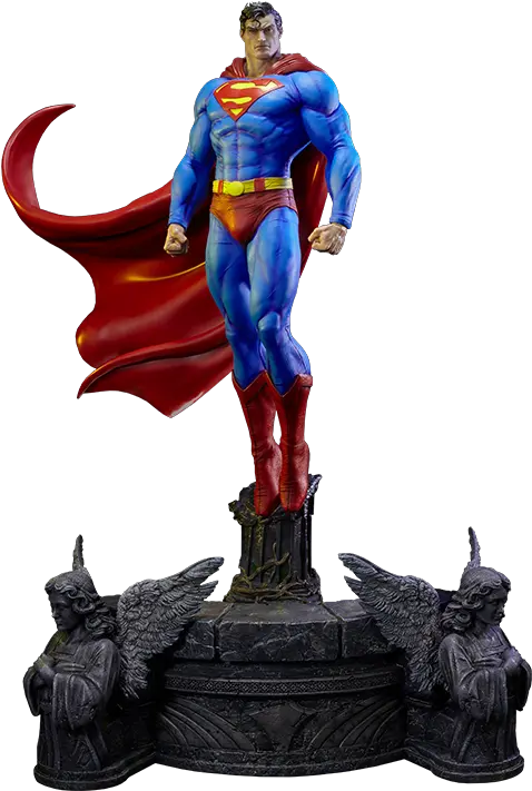  Superman Sculpt Cape Edition Statue Superman Hush Statue Prime 1 Png Superman Cape Png