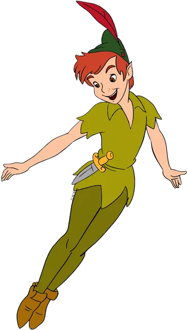  Download Peter Pan Flying Transparent Peter Pan Png Png Cartoon Peter Pan Flying Pan Transparent