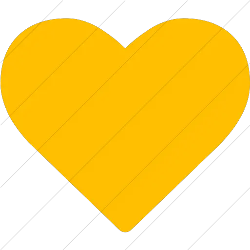  Iconsetc Simple Yellow Bootstrap Font Yellow Heart Symbol Png Font Awesome Heart Icon