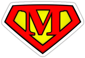  M Shield Maybe Vinyl Decal Stickers Diamond Graphic Superman Logo Letter D Png Superman Logo Transparent Background