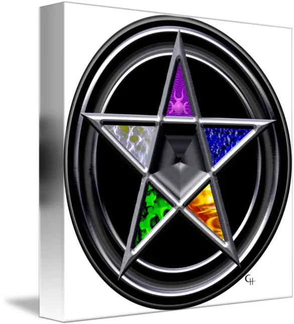  Pewter Elements Pentacle By Cat High Five Smoke Elemental Pentagram Png Pentacle Transparent