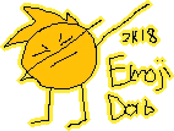  Pixilart False Emoji Dab 2k17 By Anonymous Happy Png Dab Emoji Png