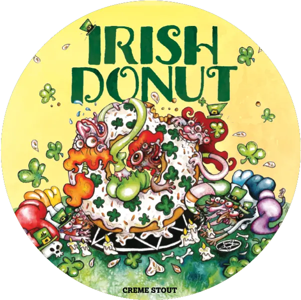  Our Beer Irish Donut U2014 Spring House Brewing Co Illustration Png Donut Png