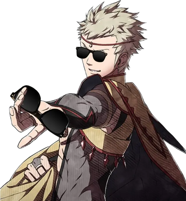  Sunglasses Odin Fire Emblem Know Your Meme Odin Owain Fire Emblem Png Meme Glasses Transparent