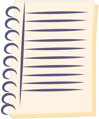  Spiral Notebook Flat Icon Transparent Png U0026 Svg Vector File Horizontal Notebook Paper Transparent Background