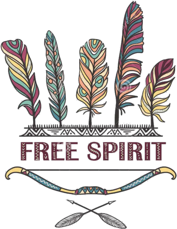  Feather Boho Bohemian Sticker Watercolor Bohofeathers Free Spirit Pluma Png Boho Png