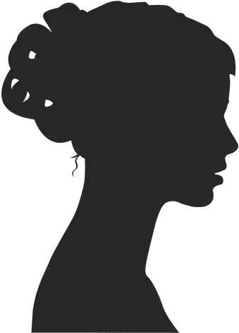  Avatar Graphics To Download Silueta De Mujer De Perfil Png Avatar Silhouette Icon