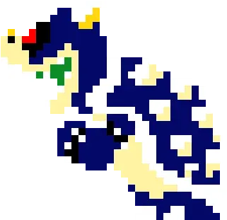  Dark Bowser Super Mario Bros Pixel Art Maker Super Mario Bros Bowser Pixel Art Png Bowser Png