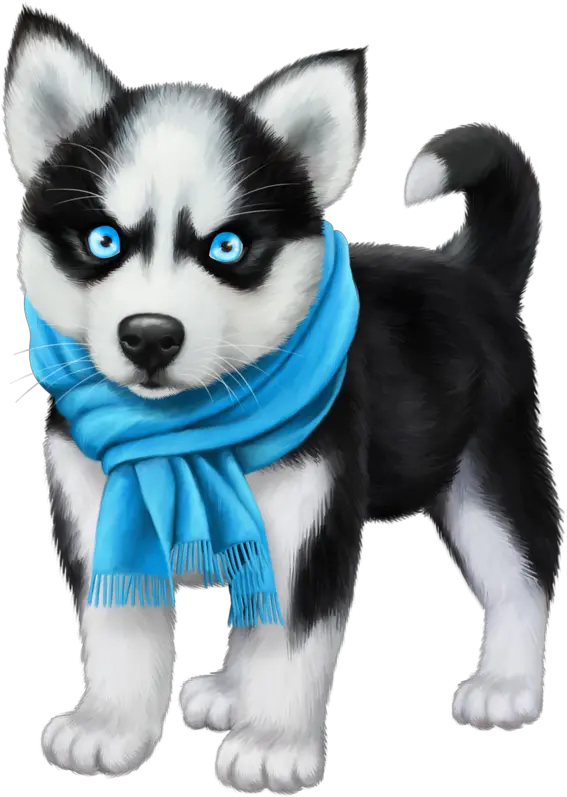  Download Puppy Vector Siberian Husky Png