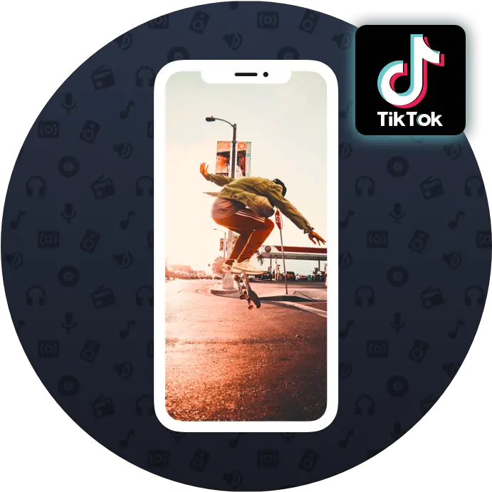  Tiktok Mania Why Brands Ought To Get An Account With A Skateboarding Png Tik Tok Png