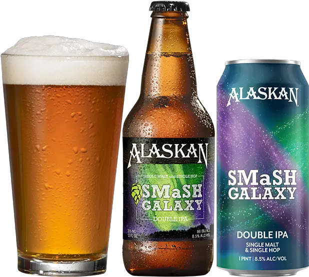  Smash Galaxy Alaskan Brewing Co Alaskan Icy Bay Ipa Abv Png Beer Transparent