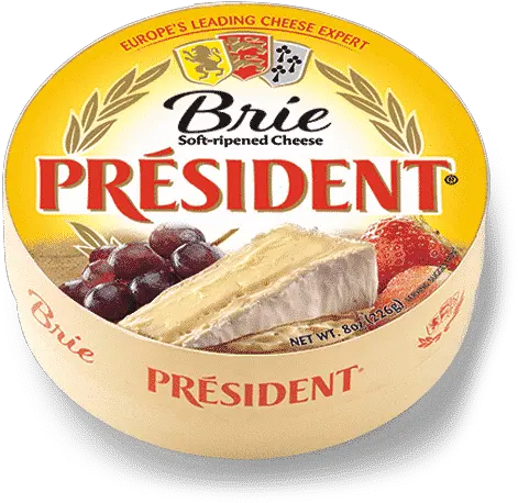  Président Brie Round Cheese Brie Cheese President Png Cheese Wheel Icon