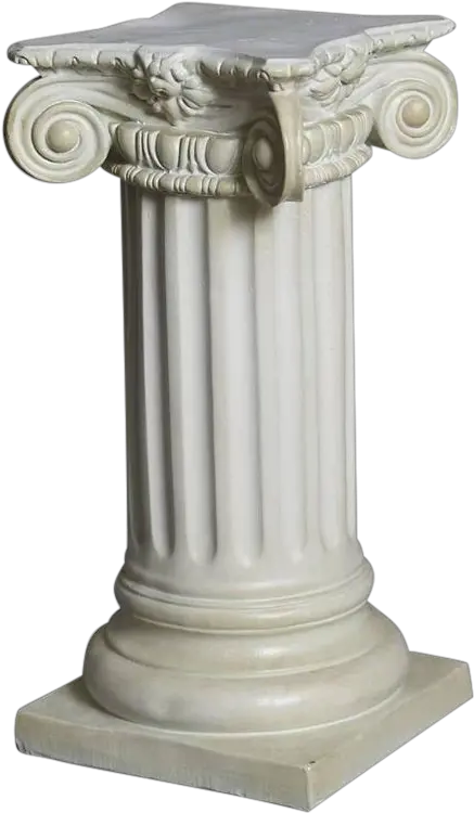  Greek Style Plaster Pedestal Or Column Greek Pedestal Png Greek Column Png