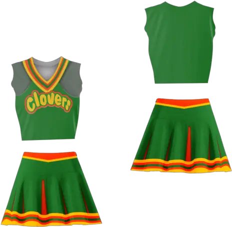  East Compton Clovers Cheerleader Uniform Bring It Monster High Cheerleader Costume Png Cheerleader Png