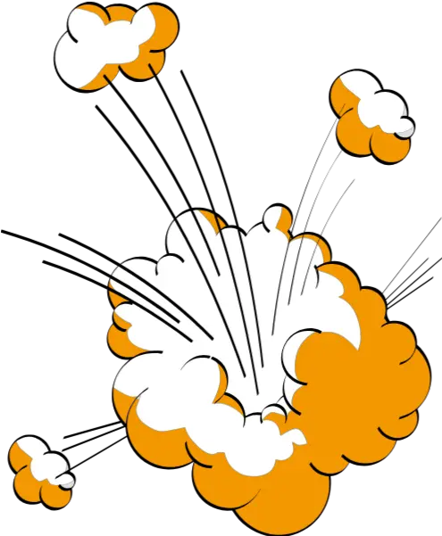  Explosion Comic Burst Collision Vector Clip Art Png Comic Book Explosion Png