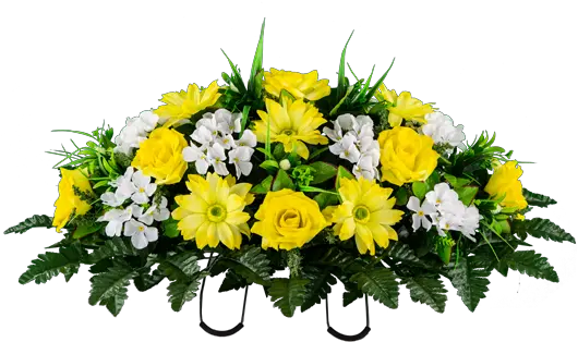  Yellow Daisy With White Hydrangea Sd2452 Bouquet Png Hydrangea Png