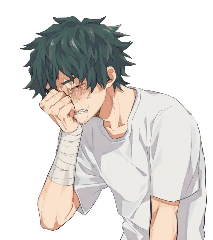  Mha Oneshots My Hero Academia Deku Sad Png Midoriya Png