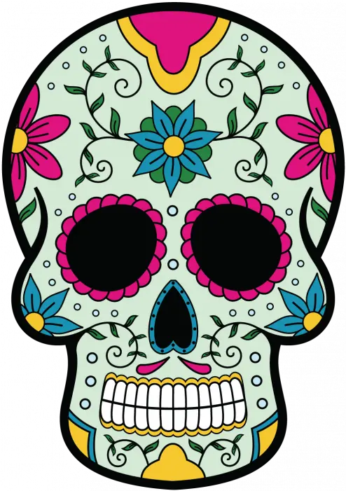  Download Sticker Calavera Tete De Tete De Mort Mexique Png Calavera Png