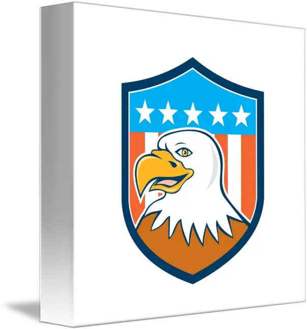  American Bald Eagle Head Smiling Flag Bald Eagle Png Eagle Head Logo