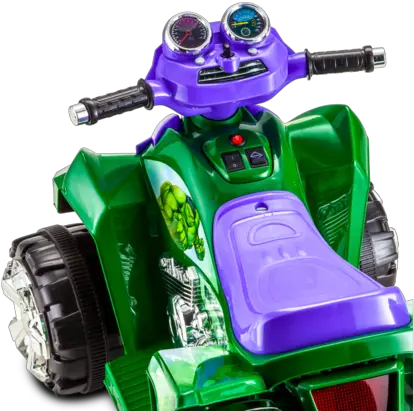  Kid Trax Incredible Hulk Electric Atv For Kids Action Figure Png Incredible Hulk Logo