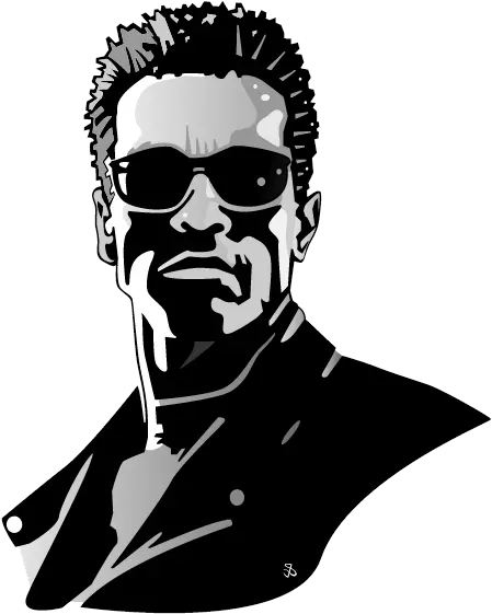  Terminator Transparent Png Image Arnold Schwarzenegger Sticker Terminator Transparent