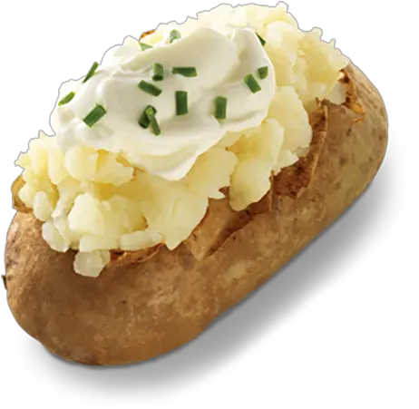  Download Hd Sour Cream Chive Baked Sour Cream And Chive Baked Potato Png Potato Transparent