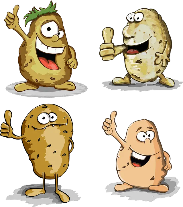  Cartoon Potato Png Images Free Cartoon Baked Potato Potato Png Transparent