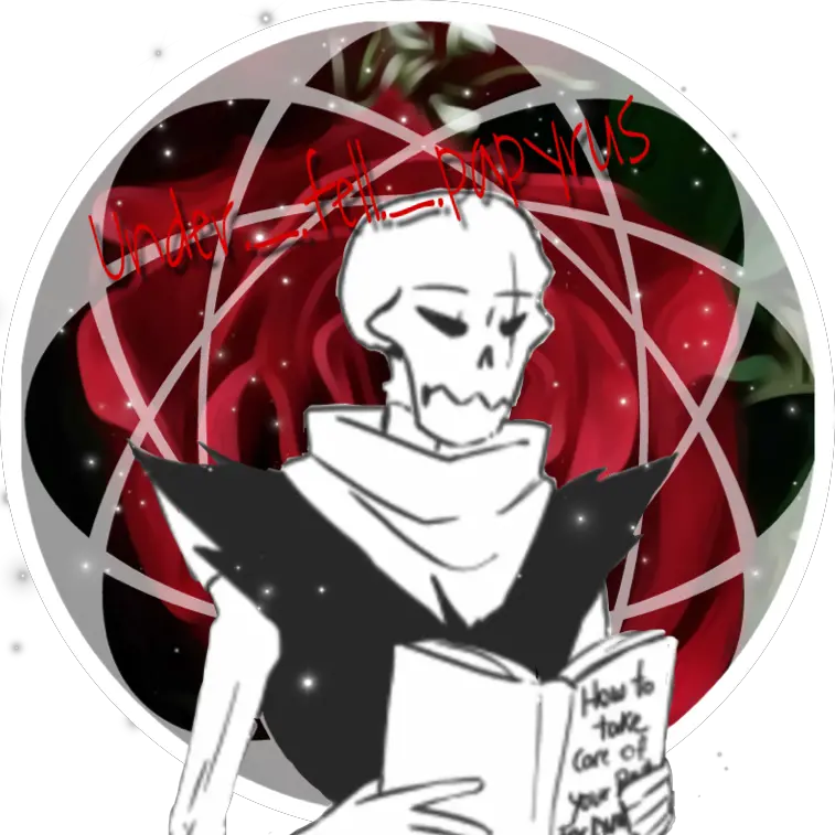  Underfellpapyrus Underfell Icon Bored Fictional Character Png Ah Icon