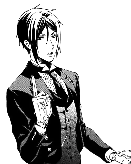  Download Sebastian Michaelis Manga Png Sebastian Black Butler Png Manga Png