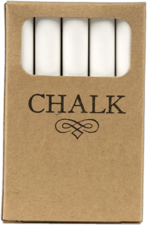  Little Box Of Writing Chalk Transparent Box Of Chalk Png Chalk Png