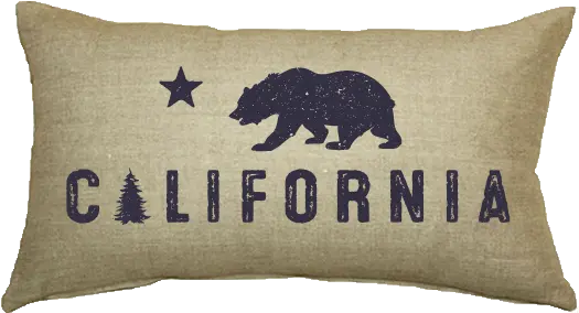  California Pillow U2014 Gather U0026 Mill Courage Campaign Png California Bear Png