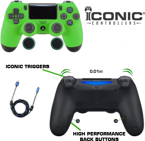  Ps4 Pro High Performance Lvl 2 Iconic Controllers Png Ps4 Pro Png