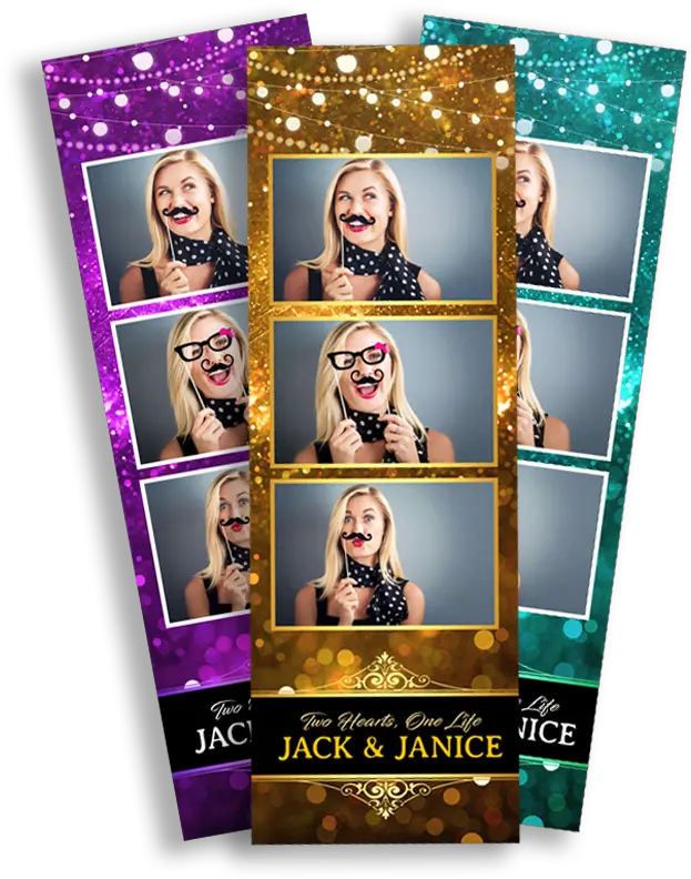  Sparkle Lights Strips Birthday Photo Booth Strip Design Png Glitter Overlay Png