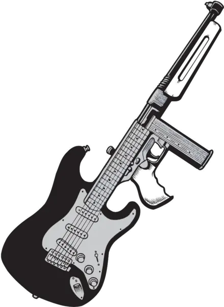  Gun Guitar Vector Bass Guitar Png Guitar Vector Png