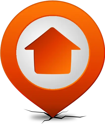  Download Location Map Pin Home Orange Home Location Icon Vector Png Map Location Icon Png