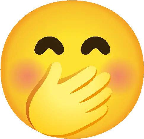  Face With Hand Over Mouth Emoji Whoops Laughing With Hand Over Mouth Emoji Png Laughing Emoji Icon