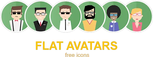  Flat Avatars Icons Cartoon Png Avatar Icon Png