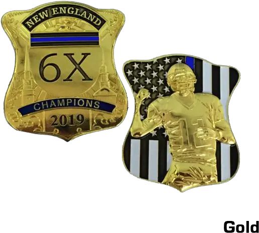  Gold Tom Brady New England Patriots Challenge Coin Boston Police Uniform Png Tom Brady Png