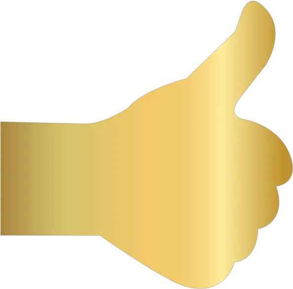  Thumbs Up Clipart Transparent Thumbs Up Gold Png Thumbs Up Transparent Background