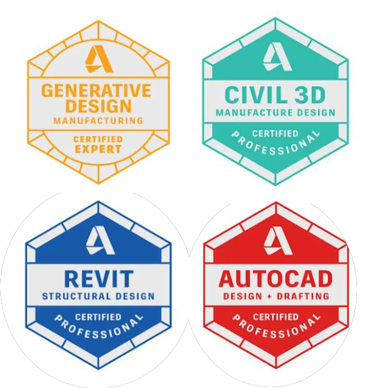  Certification Badges Autodesk News Autodesk Linkedin Certification Badge Png Autocad Icon