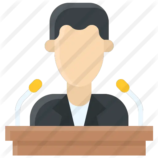  Speech Free People Icons Worker Png Public Speaking Icon