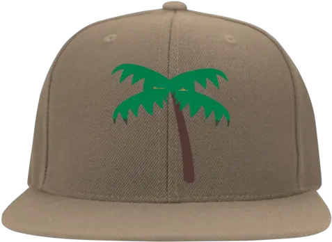  Tuba Crest Flexfit Cap Transparent Png Unisex Palm Tree Emoji Png