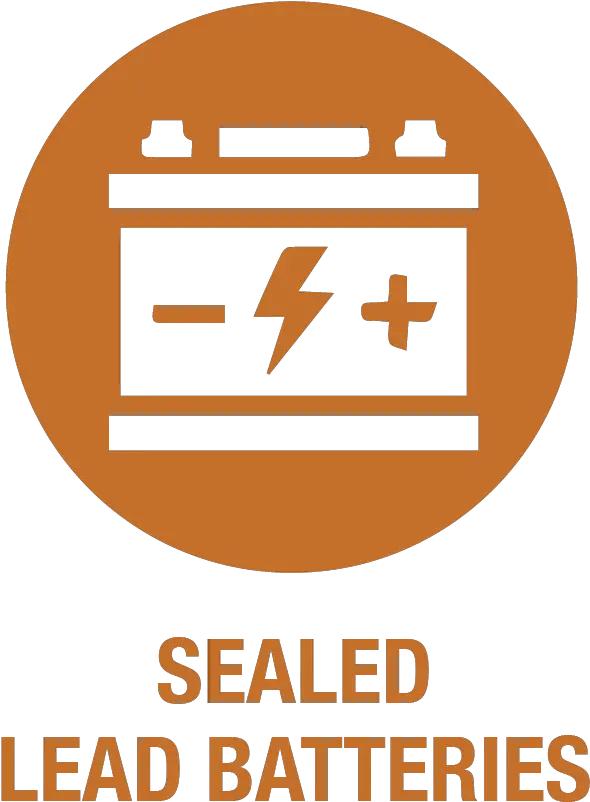  Crown Sealed Lead Acid Batteries Scott Electric Cascata Monumentale Di Leuca Png Lead Icon