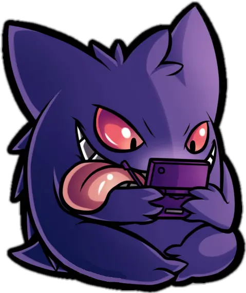  Pokemon Gengar Night Game Sticker Gengar Png Gengar Transparent