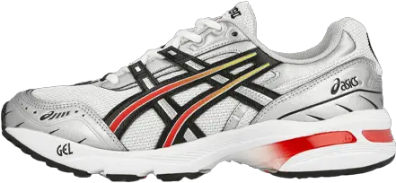  Sneaker District Asics Gel 1090 Women White Black Png Icon Mizuno Volleyball Club