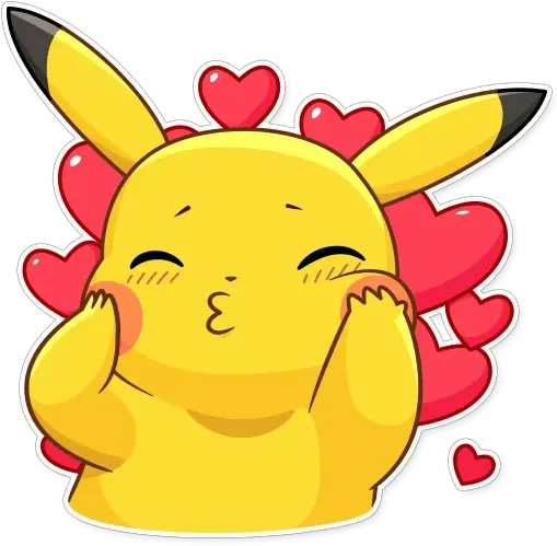  Detective Pikachu Telegram Pickachu Detective Stickers Png Pikachu Face Png